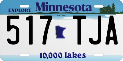 MN license plate 517TJA