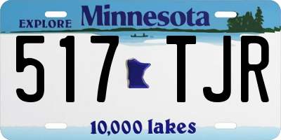 MN license plate 517TJR