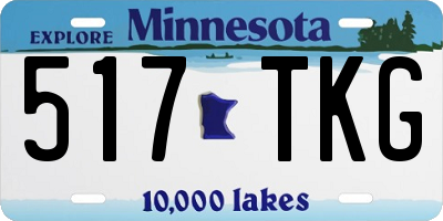 MN license plate 517TKG