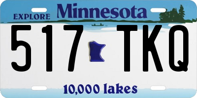 MN license plate 517TKQ