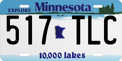MN license plate 517TLC