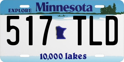 MN license plate 517TLD