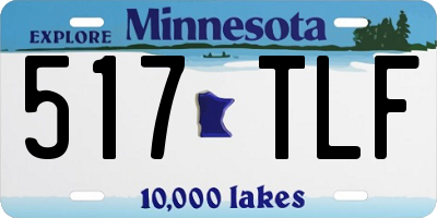 MN license plate 517TLF