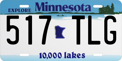 MN license plate 517TLG