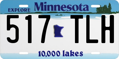 MN license plate 517TLH