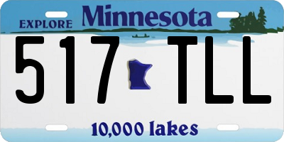 MN license plate 517TLL