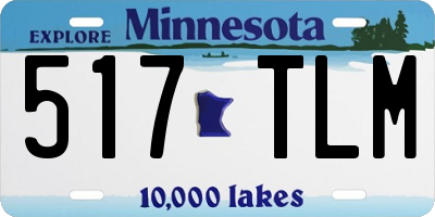 MN license plate 517TLM