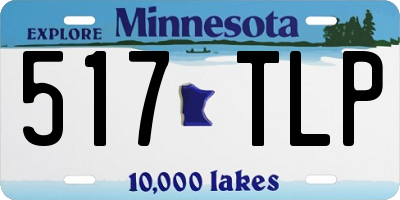 MN license plate 517TLP