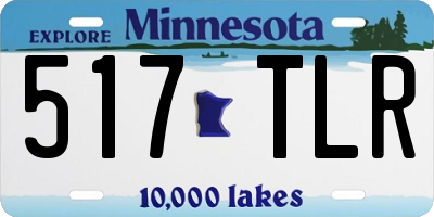 MN license plate 517TLR