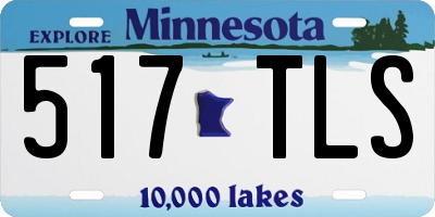 MN license plate 517TLS