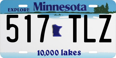 MN license plate 517TLZ
