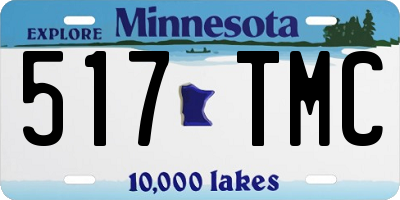 MN license plate 517TMC