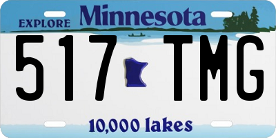 MN license plate 517TMG
