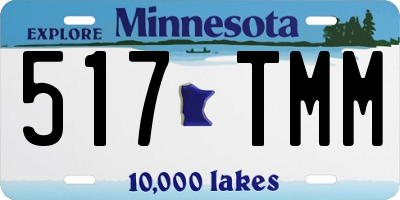 MN license plate 517TMM