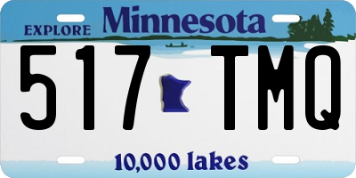 MN license plate 517TMQ