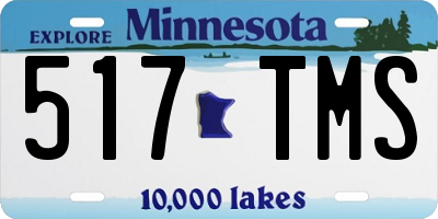 MN license plate 517TMS