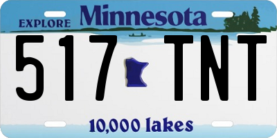 MN license plate 517TNT