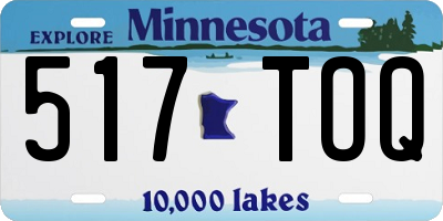 MN license plate 517TOQ