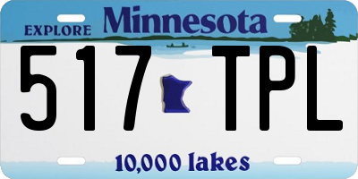 MN license plate 517TPL