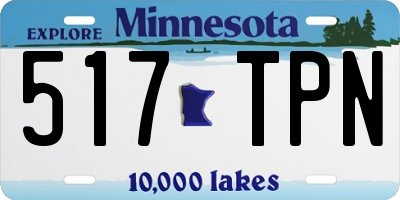 MN license plate 517TPN