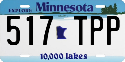 MN license plate 517TPP