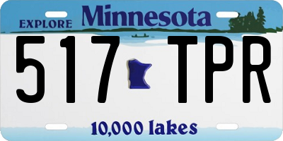 MN license plate 517TPR