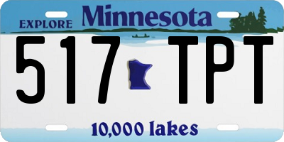 MN license plate 517TPT