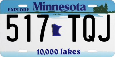 MN license plate 517TQJ