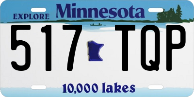 MN license plate 517TQP