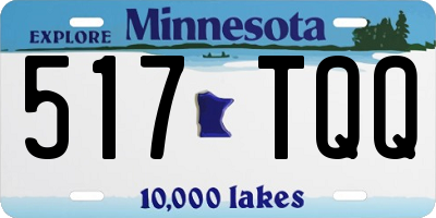MN license plate 517TQQ