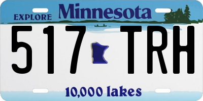 MN license plate 517TRH