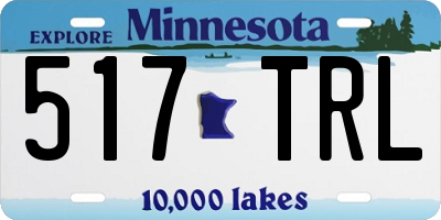 MN license plate 517TRL