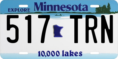 MN license plate 517TRN