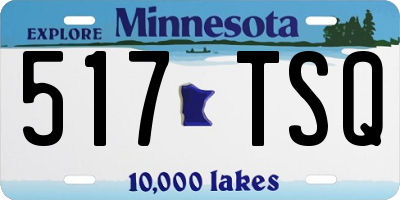 MN license plate 517TSQ