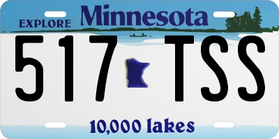 MN license plate 517TSS