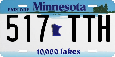 MN license plate 517TTH