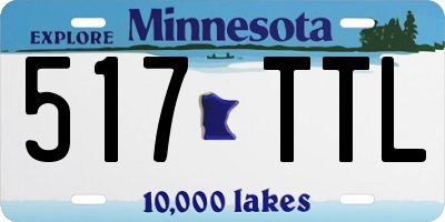 MN license plate 517TTL
