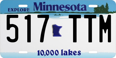 MN license plate 517TTM