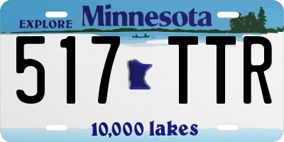 MN license plate 517TTR
