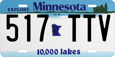 MN license plate 517TTV