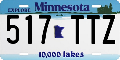 MN license plate 517TTZ