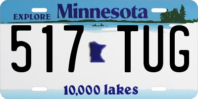 MN license plate 517TUG