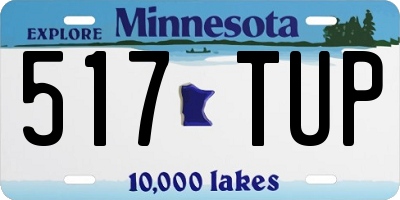 MN license plate 517TUP