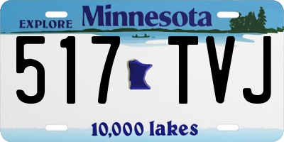 MN license plate 517TVJ