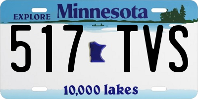MN license plate 517TVS