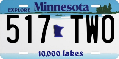 MN license plate 517TWO