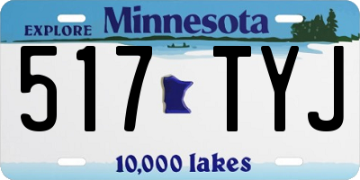MN license plate 517TYJ