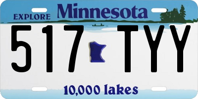 MN license plate 517TYY
