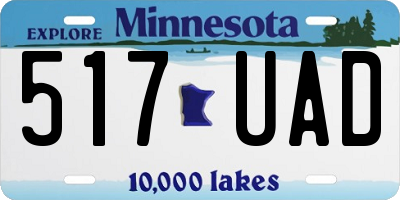 MN license plate 517UAD
