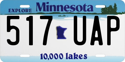 MN license plate 517UAP